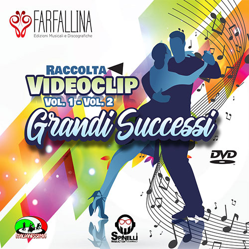 DOPPIO DVD GRANDI SUCCESSI RACCOLTA VIDEOCLIP VOL.1 VOL.2